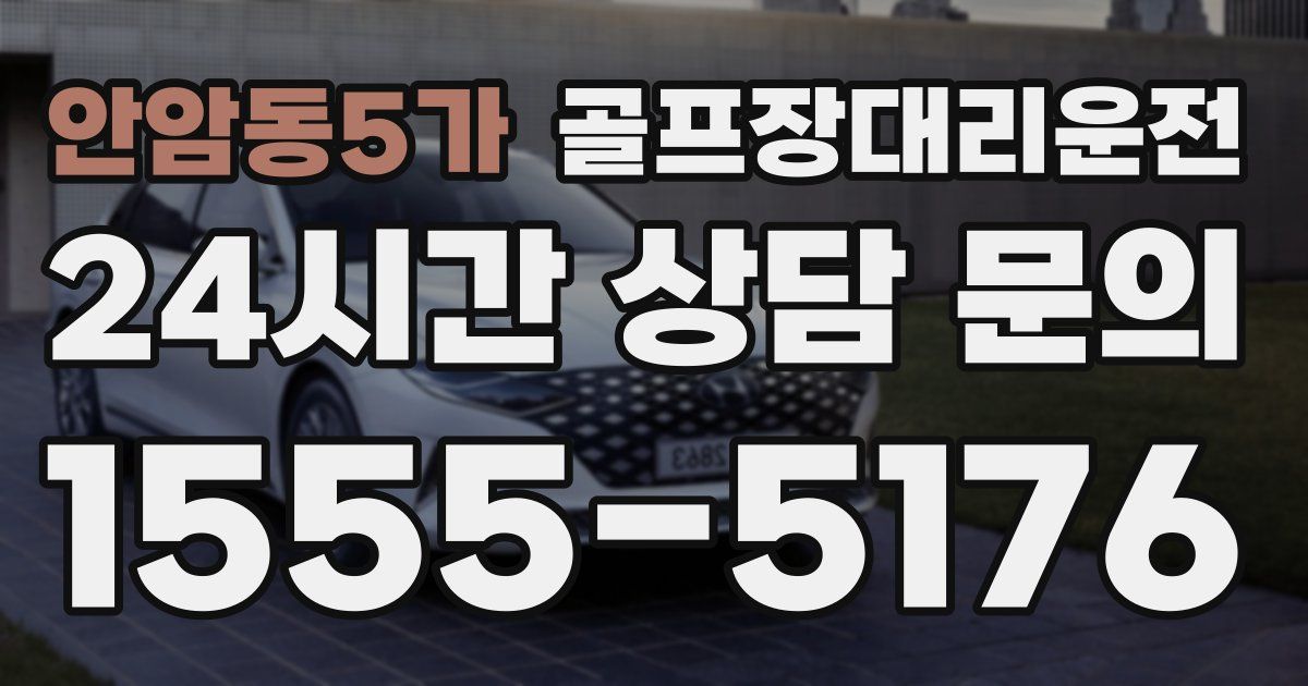 골프장대리운전 서비스