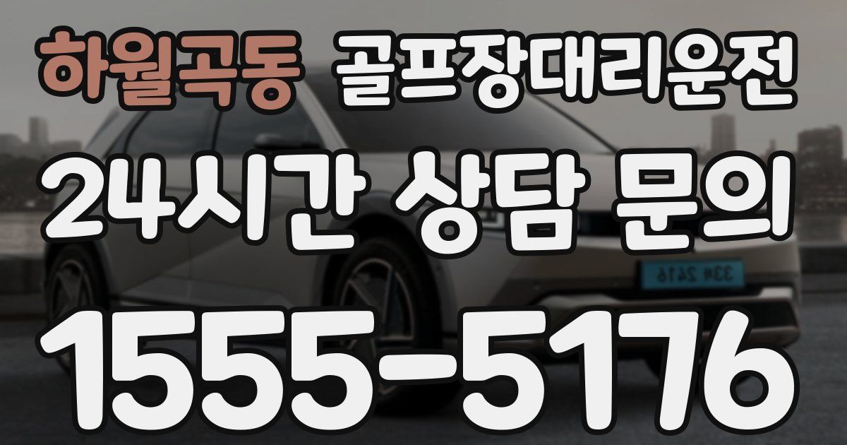 골프장대리운전 서비스