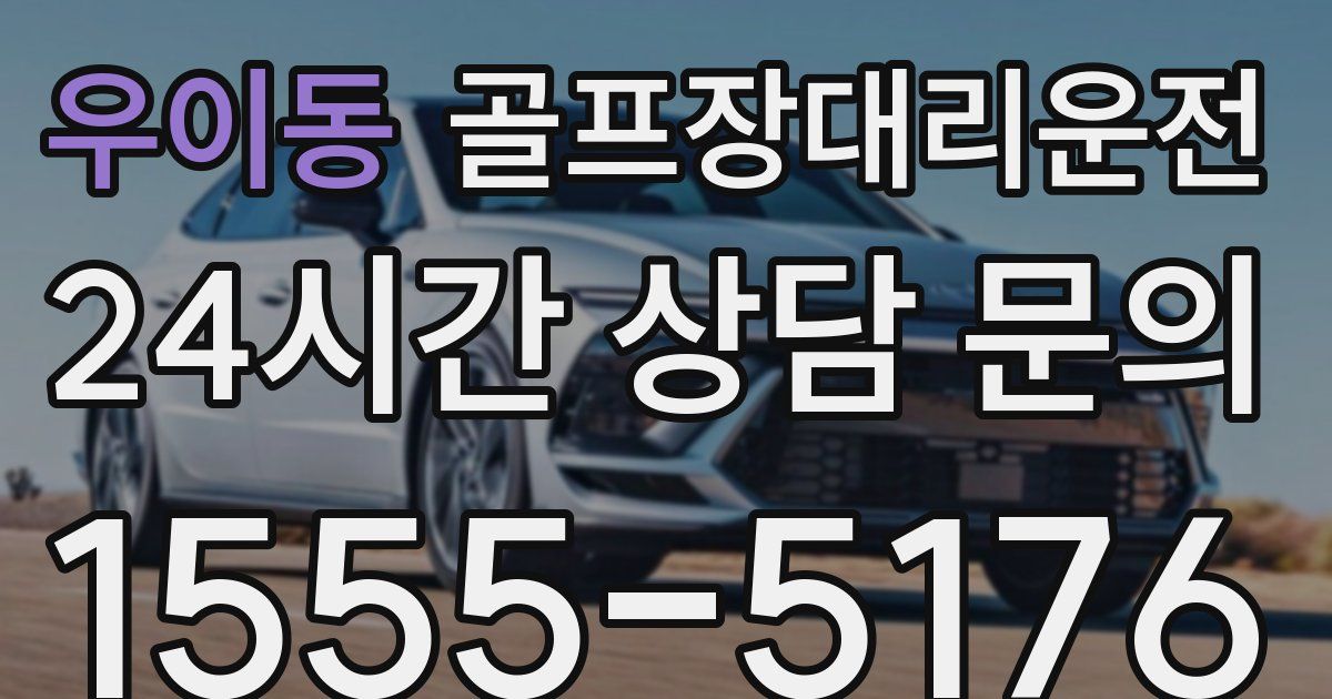골프장대리운전 서비스