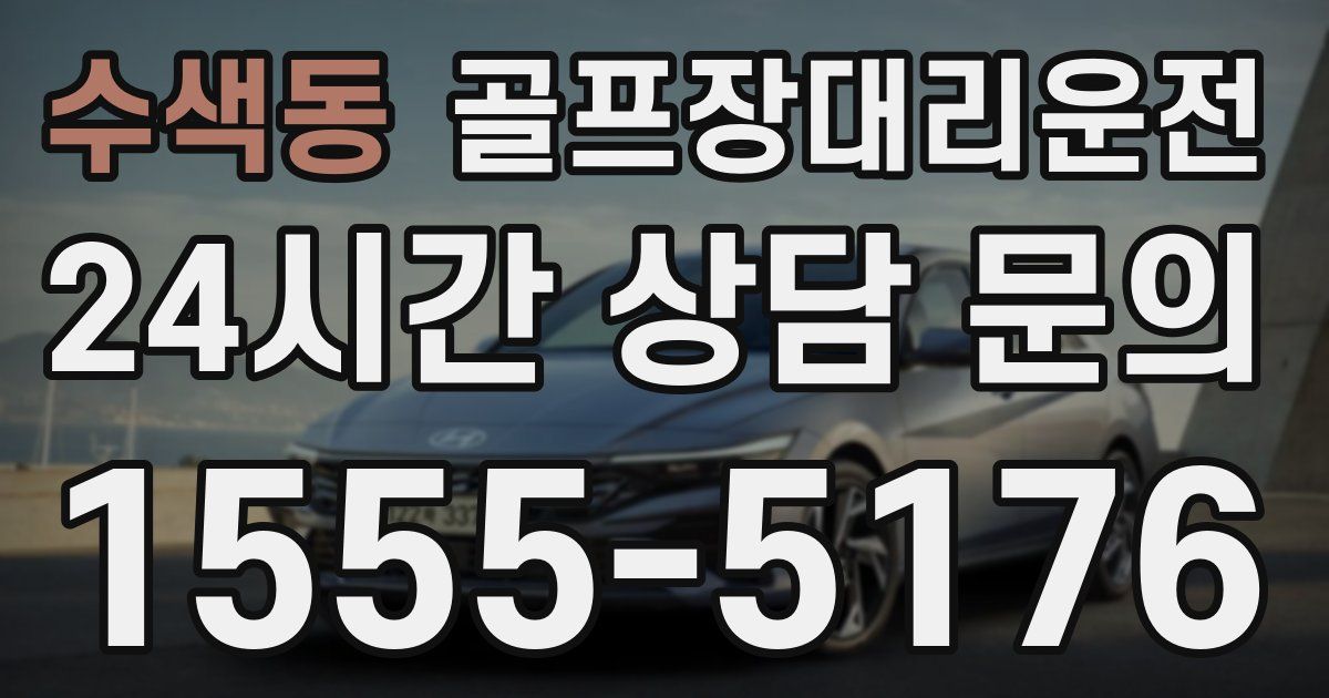 골프장대리운전 서비스