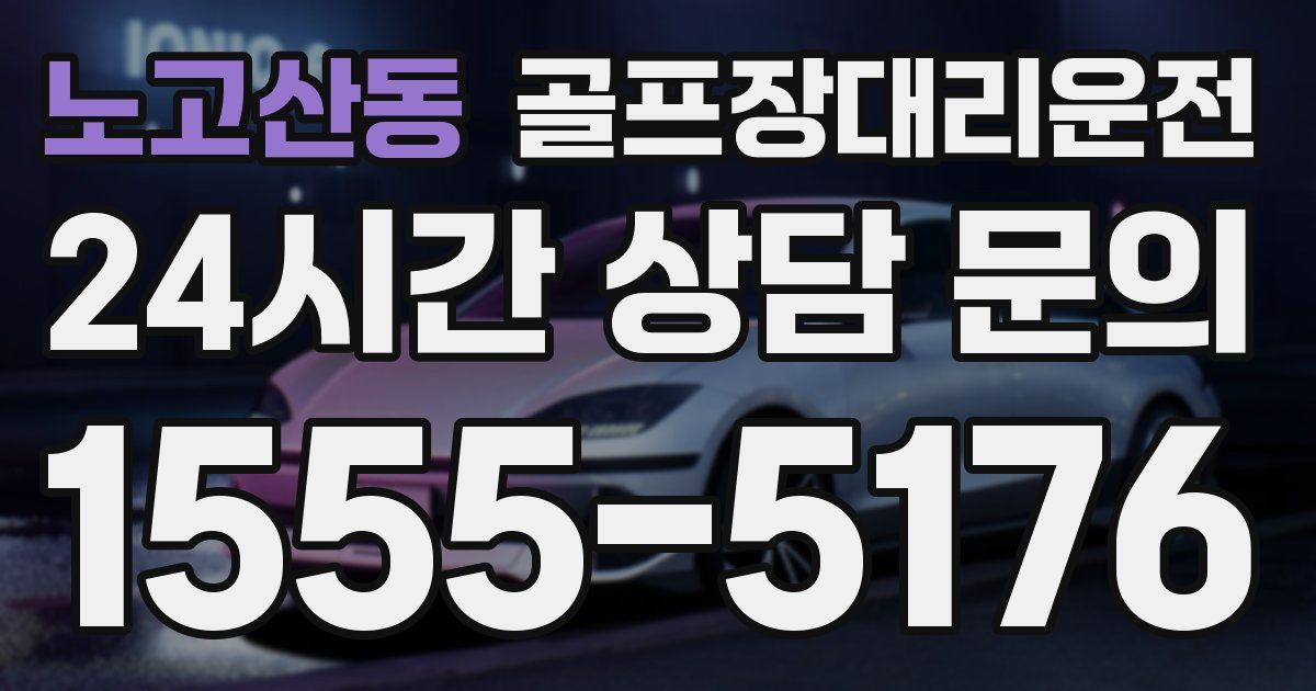 골프장대리운전 서비스