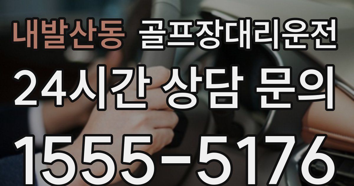 골프장대리운전 서비스