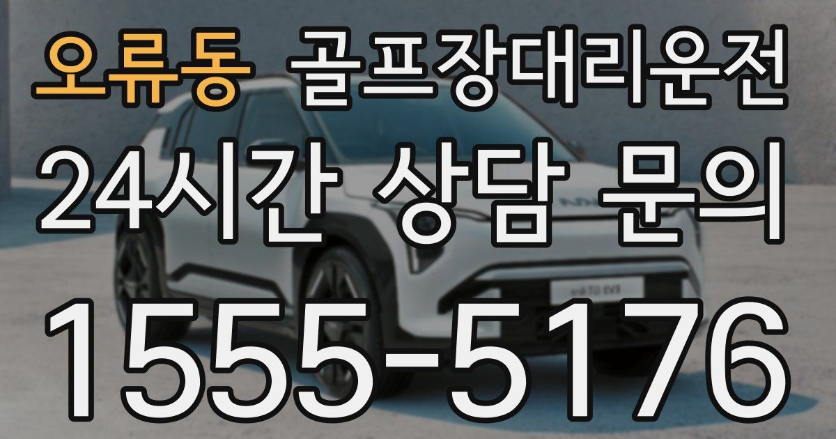 골프장대리운전 서비스
