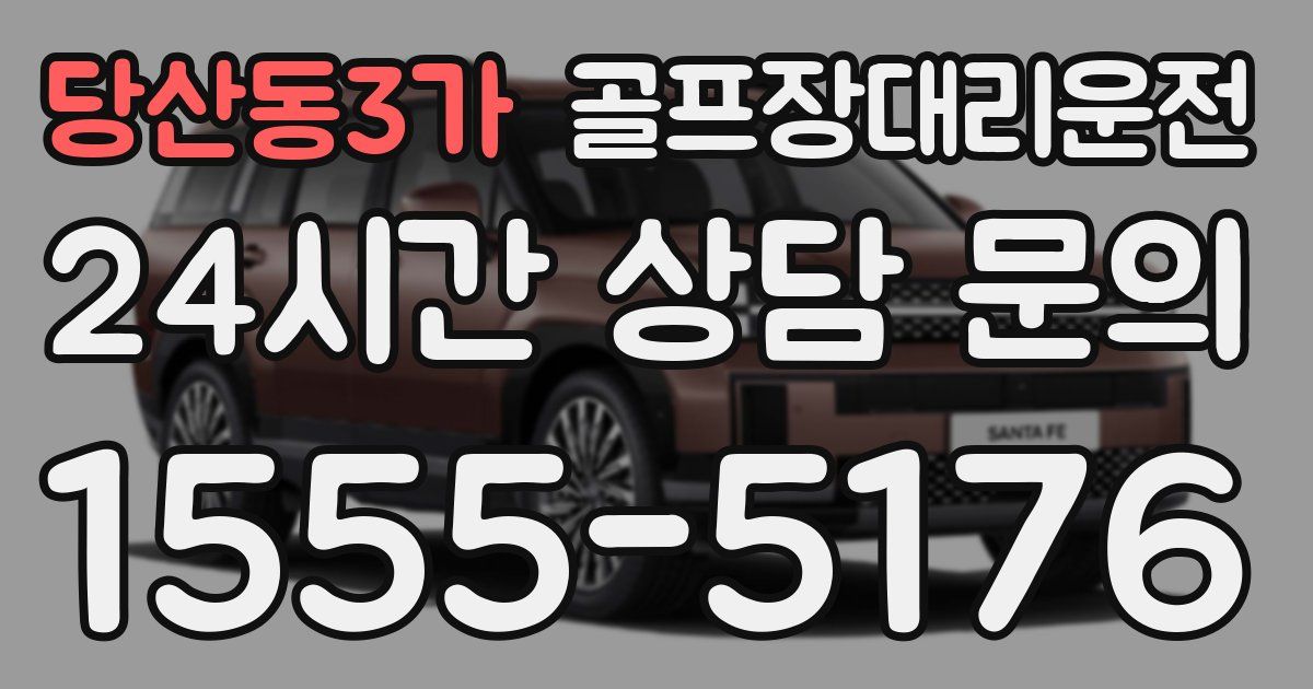 골프장대리운전 서비스