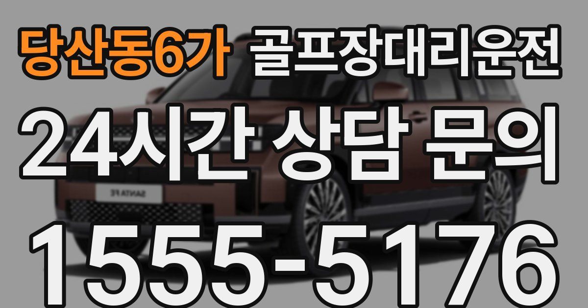 골프장대리운전 서비스