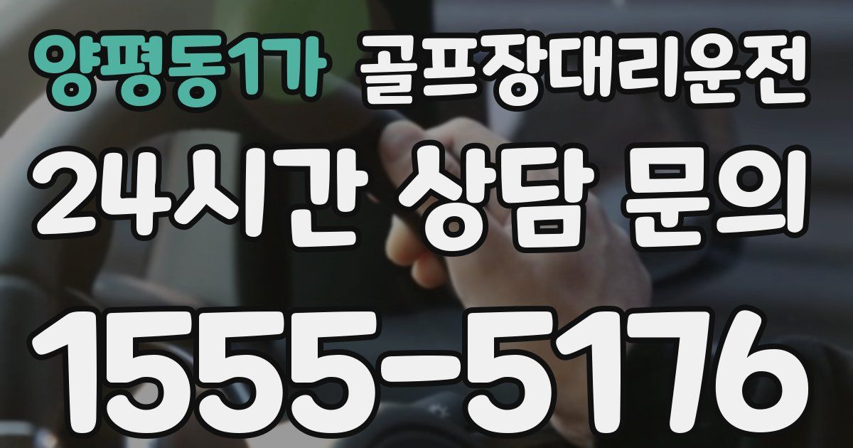 골프장대리운전 서비스
