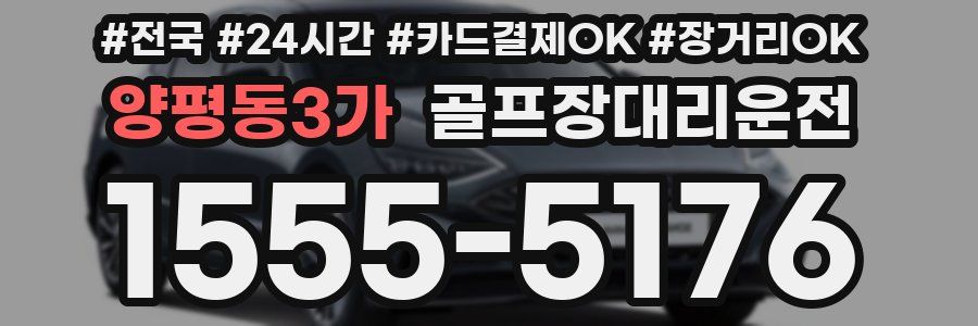 양평동3가 골프장대리운전
