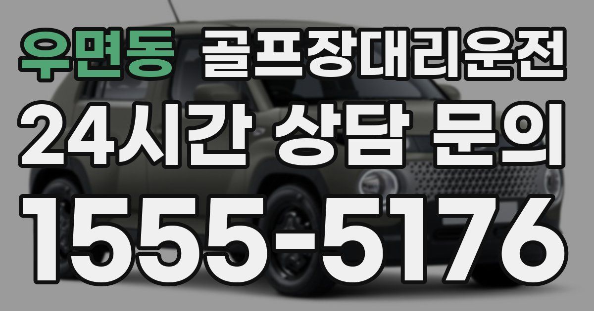 골프장대리운전 서비스