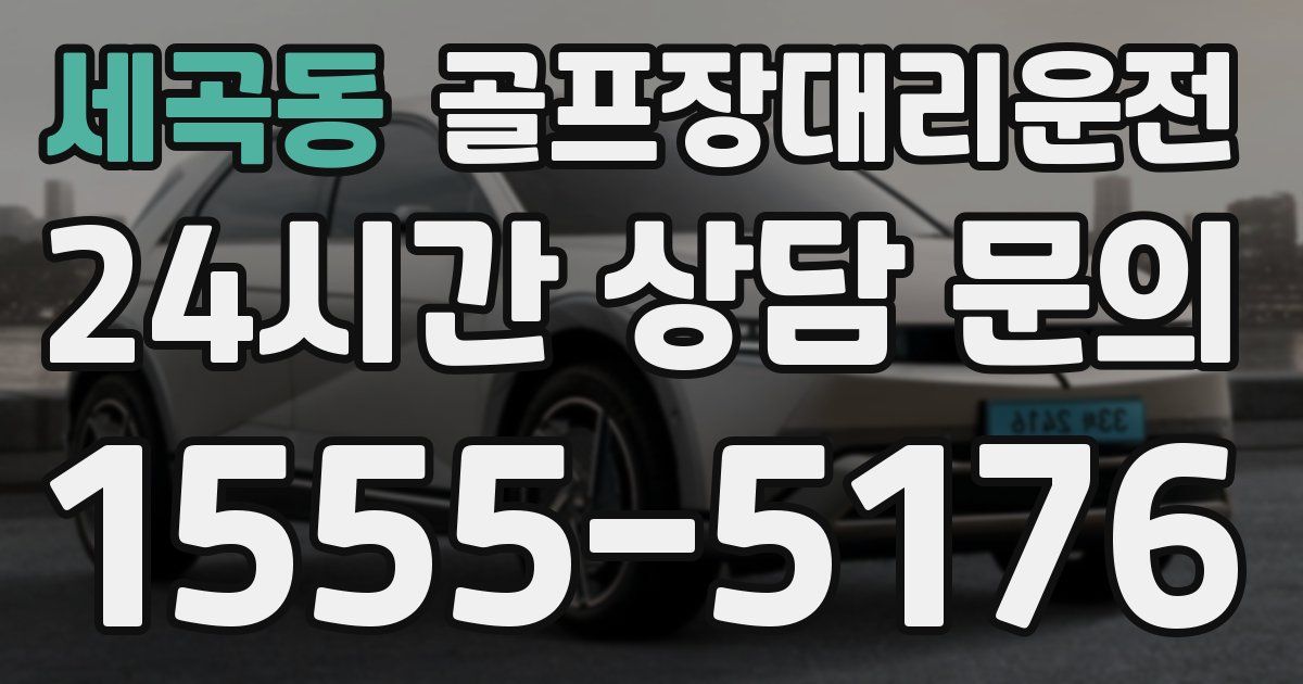 골프장대리운전 서비스