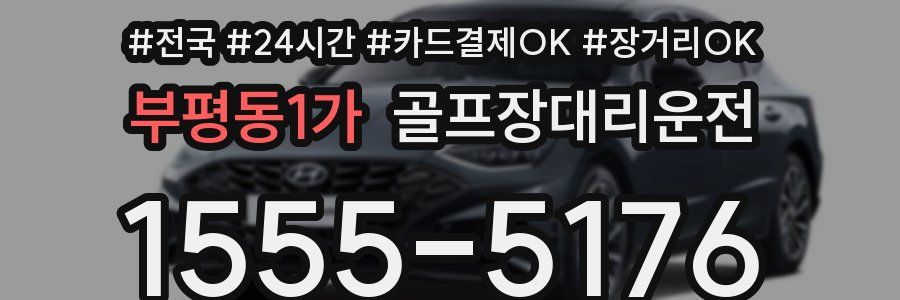 부평동1가 골프장대리운전