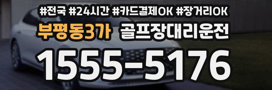 부평동3가 골프장대리운전