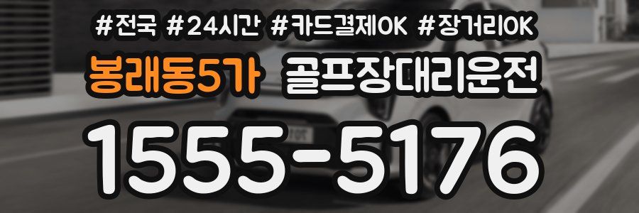 봉래동5가 골프장대리운전