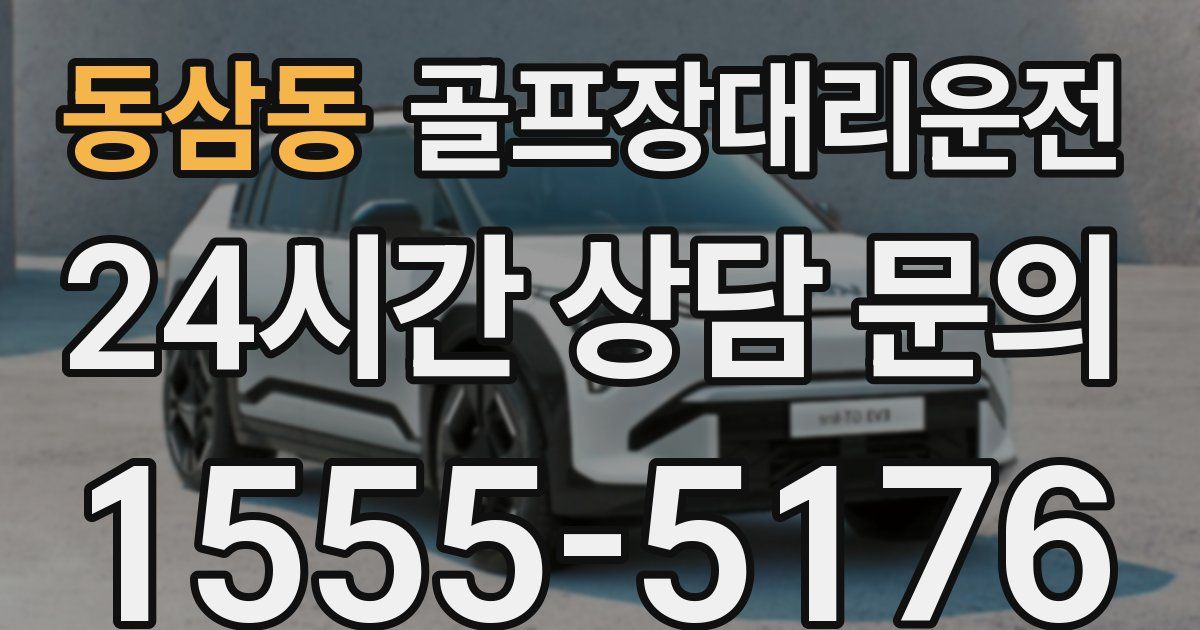 골프장대리운전 서비스