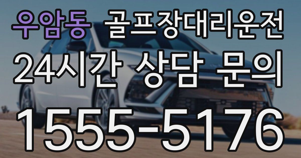 골프장대리운전 서비스