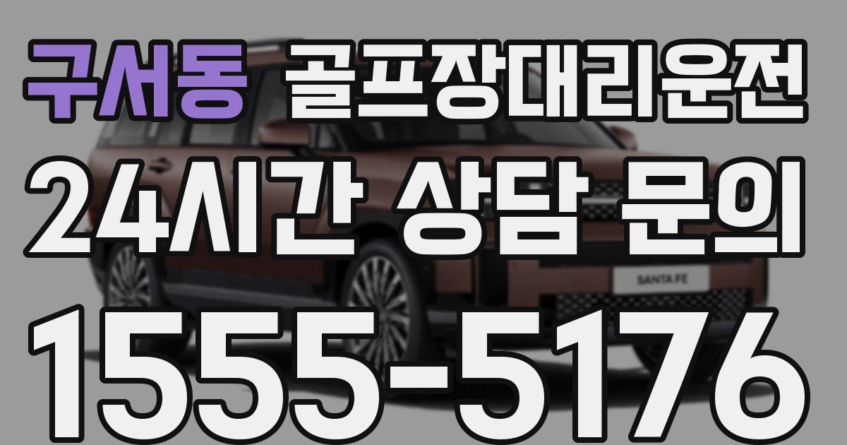 골프장대리운전 서비스