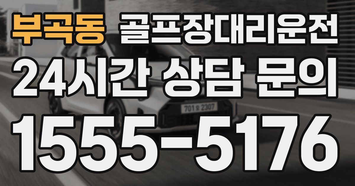 골프장대리운전 서비스
