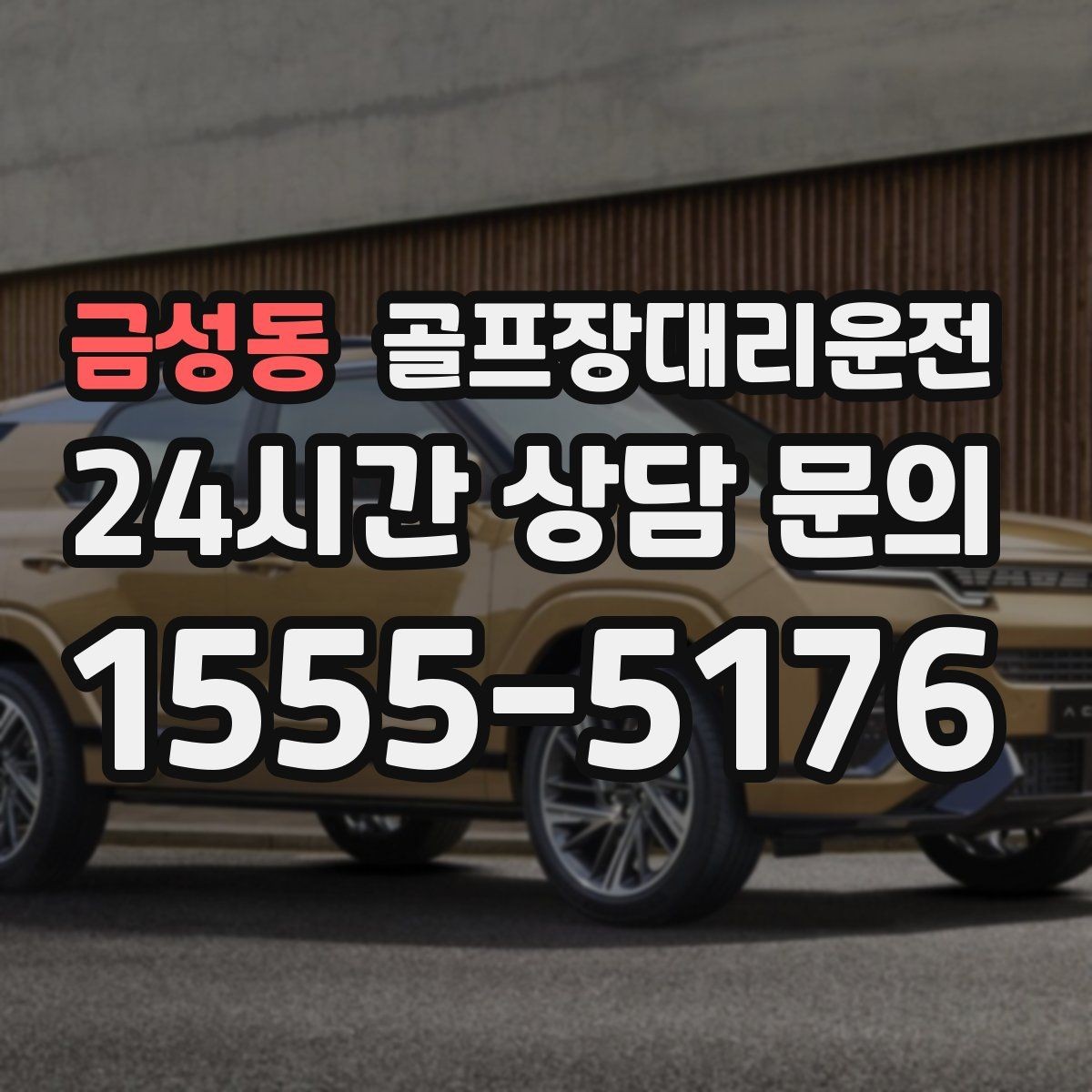 금성동 골프장대리운전 주차 만차일 때 대체 지점으로 깔끔한 해결