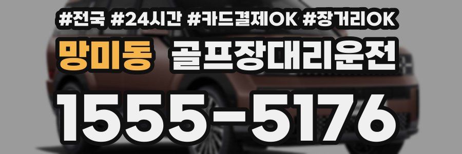 망미동 골프장대리운전