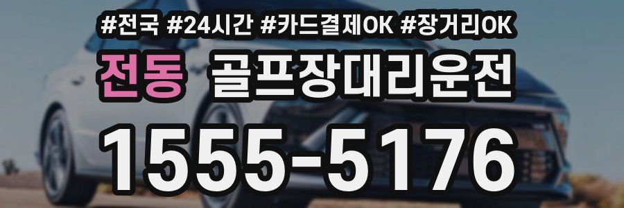 전동 골프장대리운전