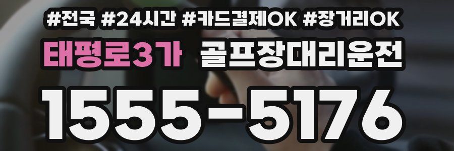 태평로3가 골프장대리운전