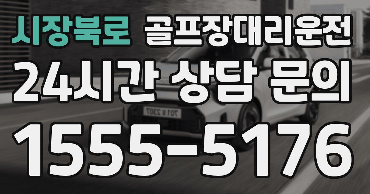 골프장대리운전 서비스