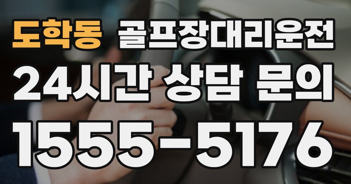 골프장대리운전 서비스