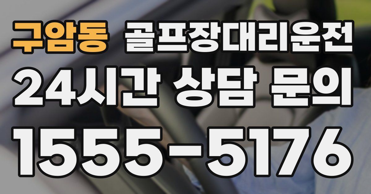 골프장대리운전 서비스