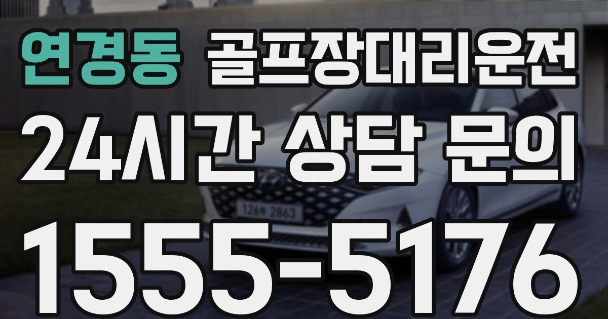 골프장대리운전 서비스