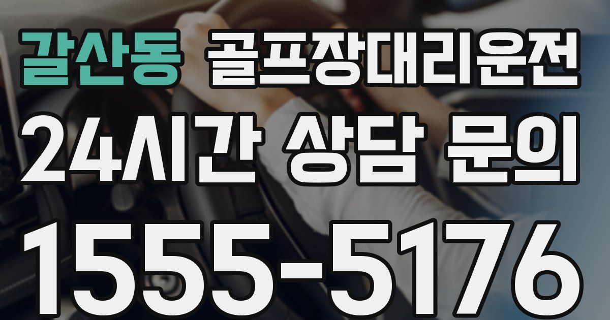 골프장대리운전 서비스
