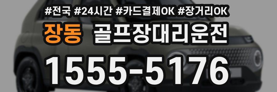 장동 골프장대리운전