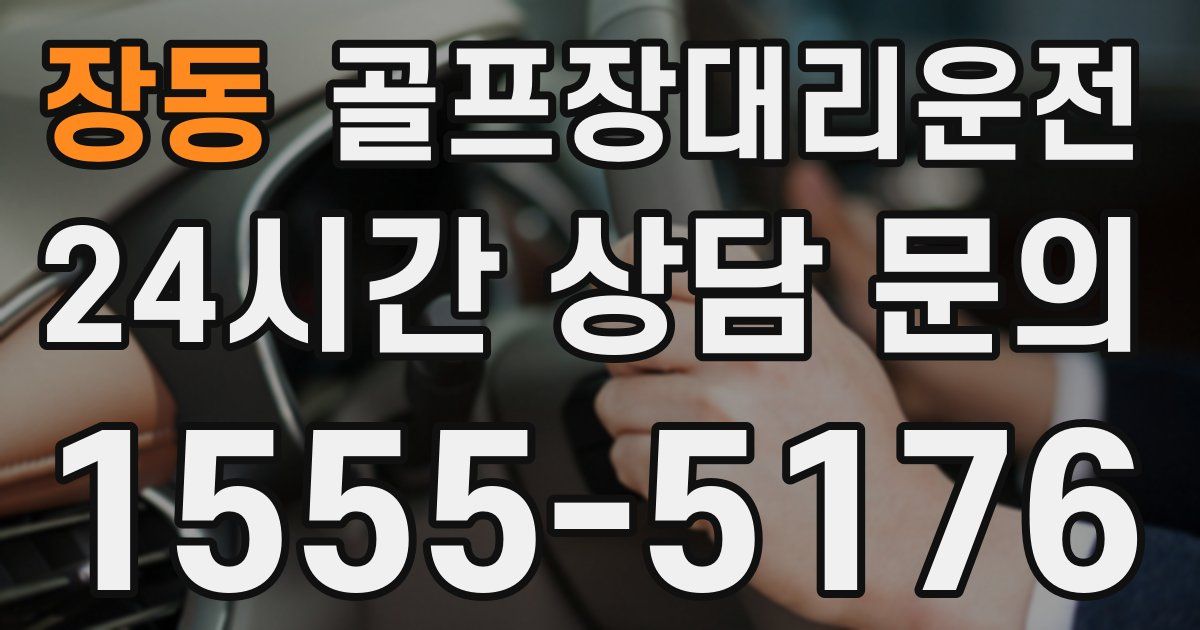 골프장대리운전 서비스