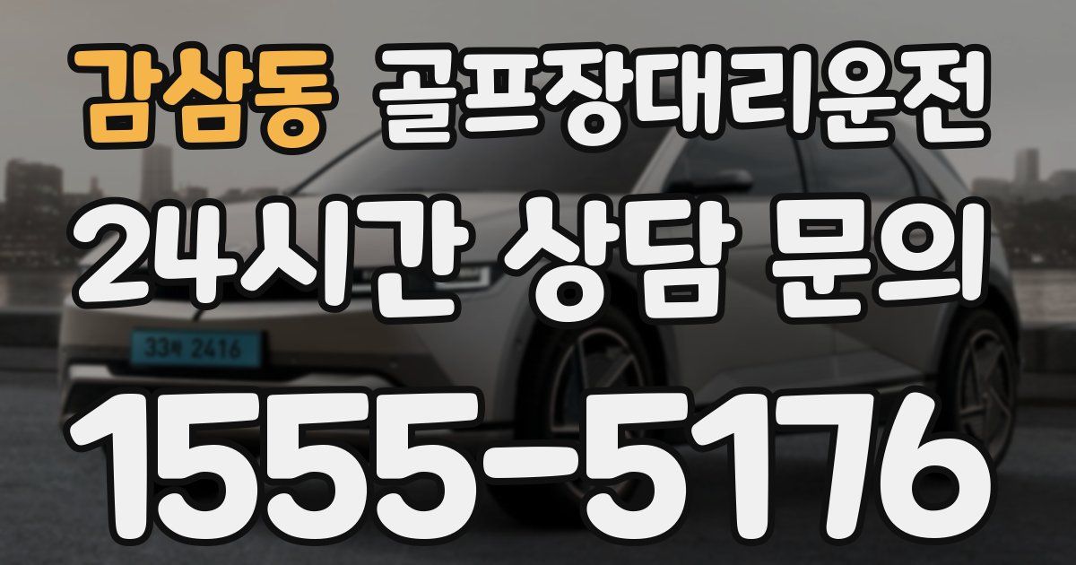 골프장대리운전 서비스