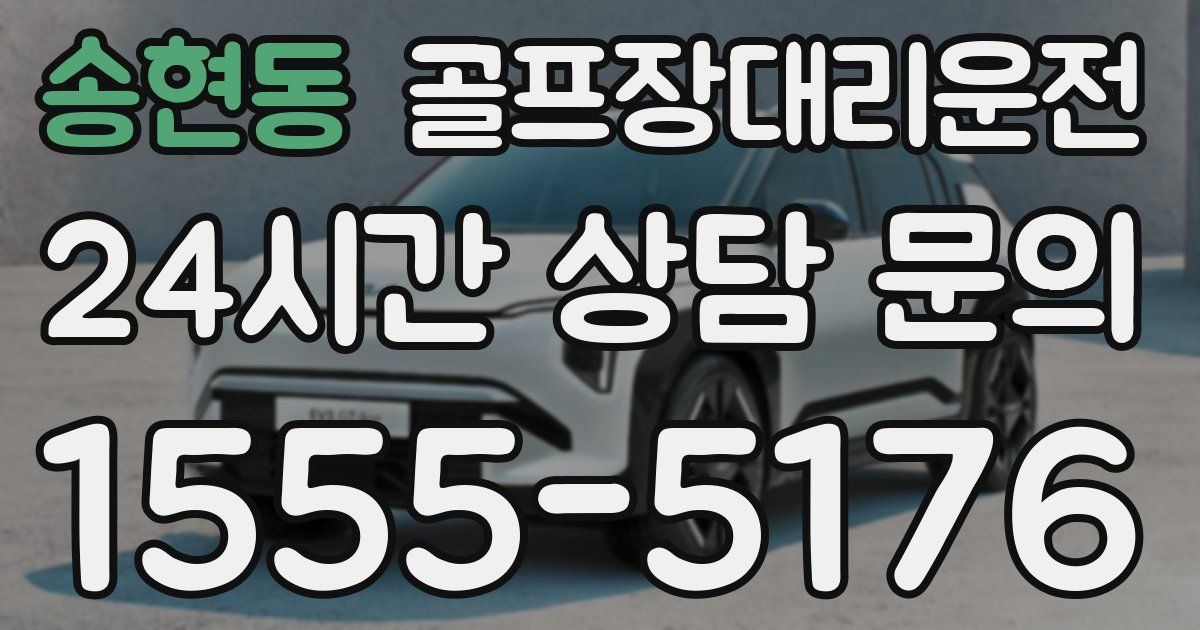 골프장대리운전 서비스