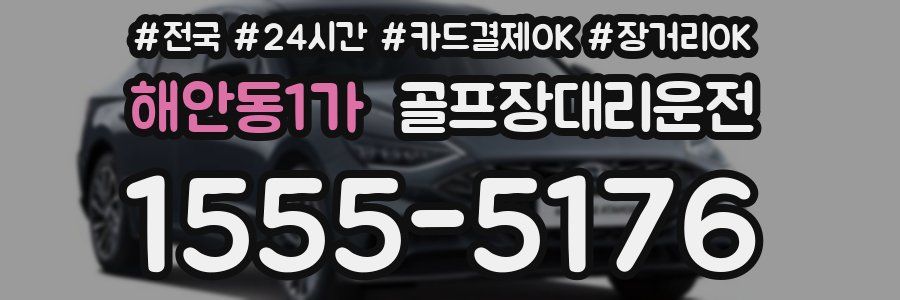 해안동1가 골프장대리운전