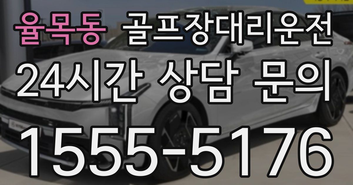 골프장대리운전 서비스