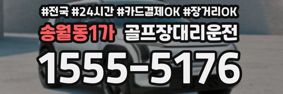 송월동1가 골프장대리운전