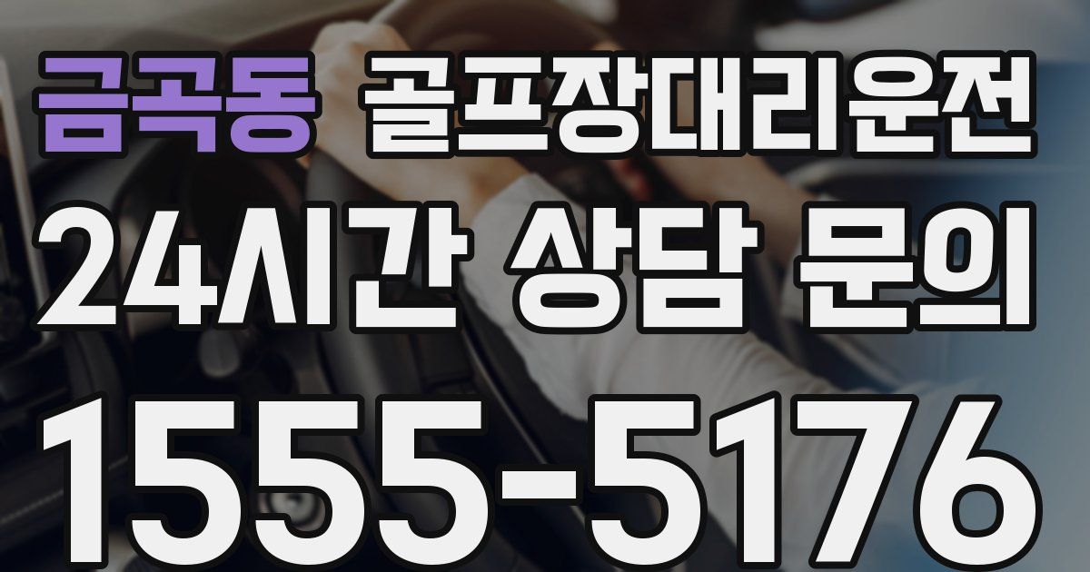 골프장대리운전 서비스