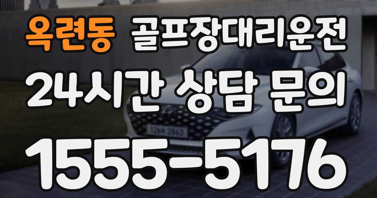 골프장대리운전 서비스