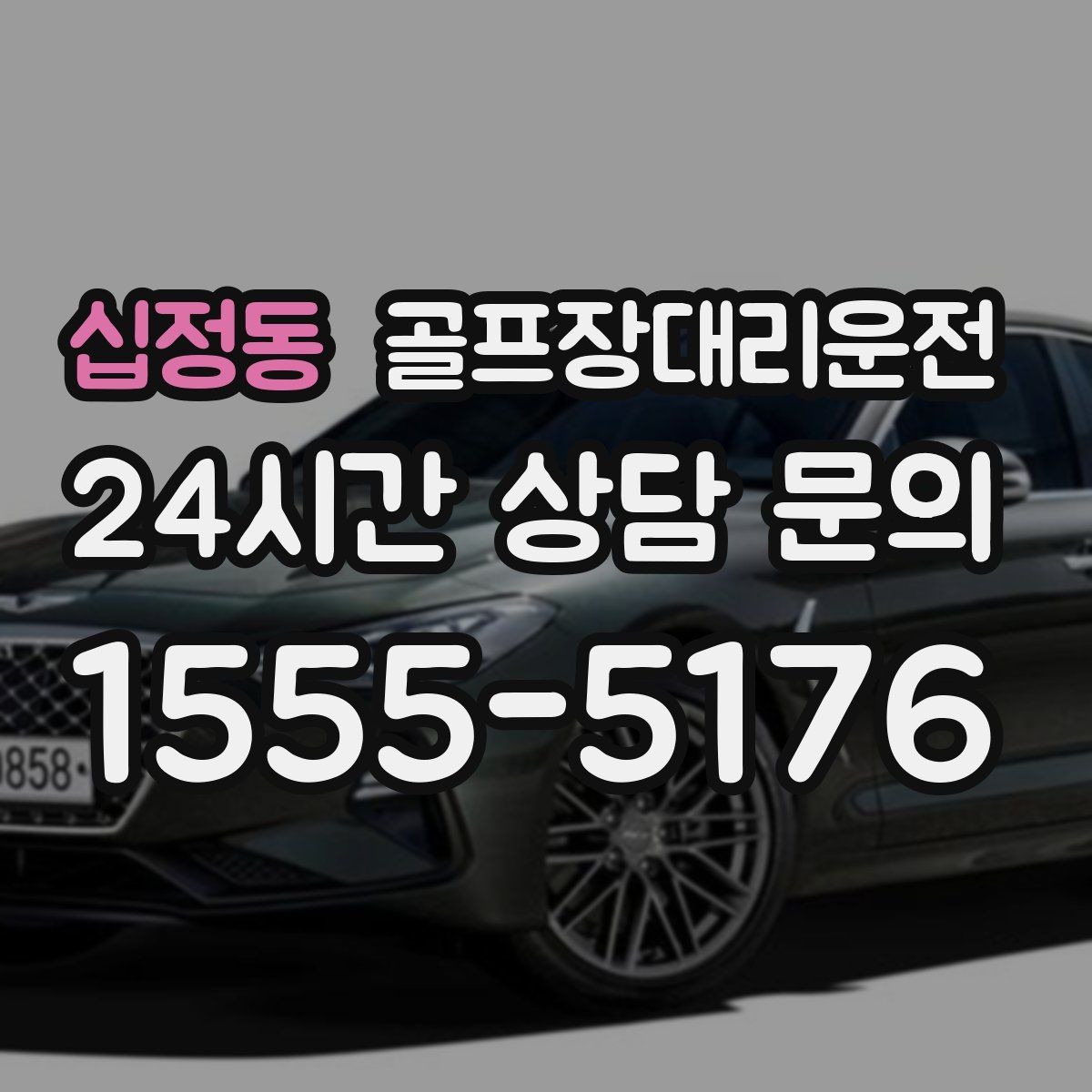 십정동 골프장대리운전 팀 연령대 고려한 정차와 승하차