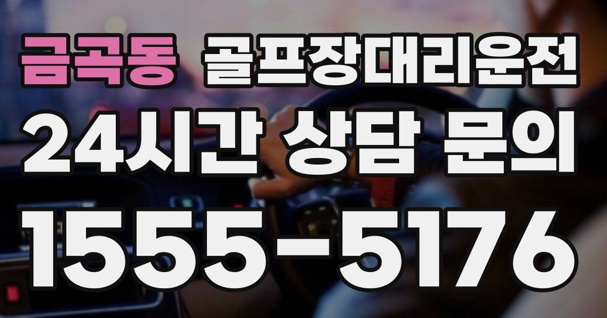 골프장대리운전 서비스