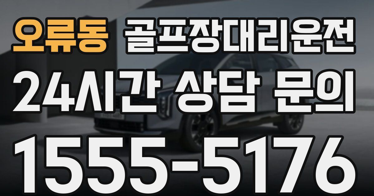 골프장대리운전 서비스