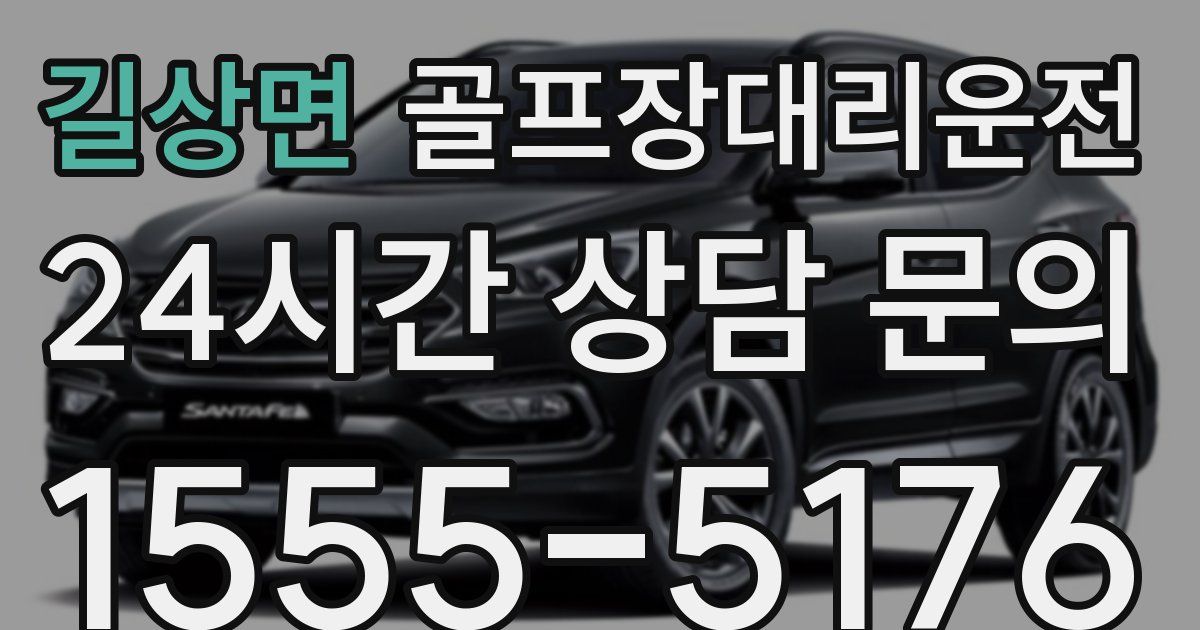 골프장대리운전 서비스