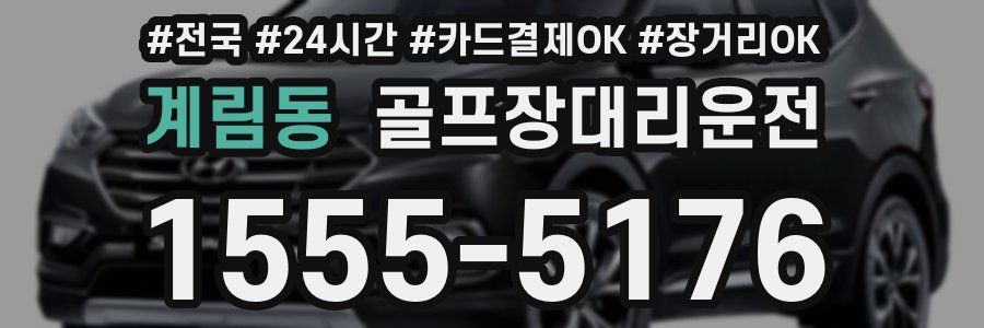 계림동 골프장대리운전