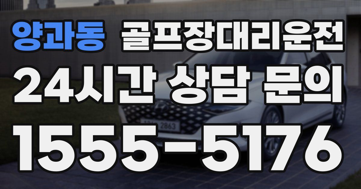 골프장대리운전 서비스