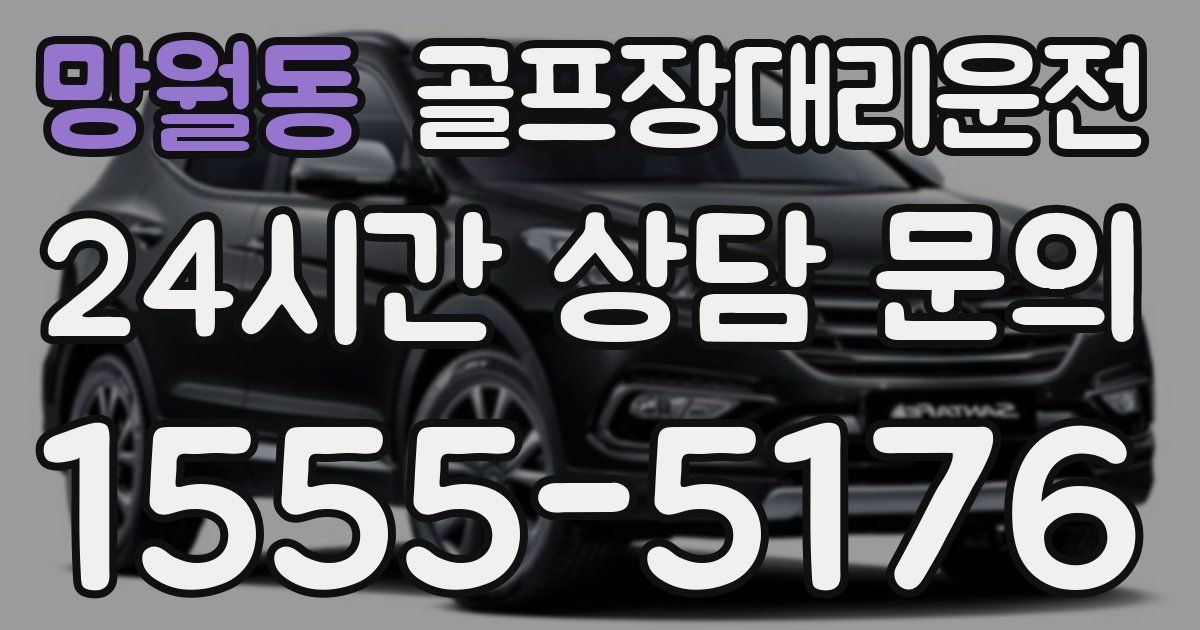 골프장대리운전 서비스