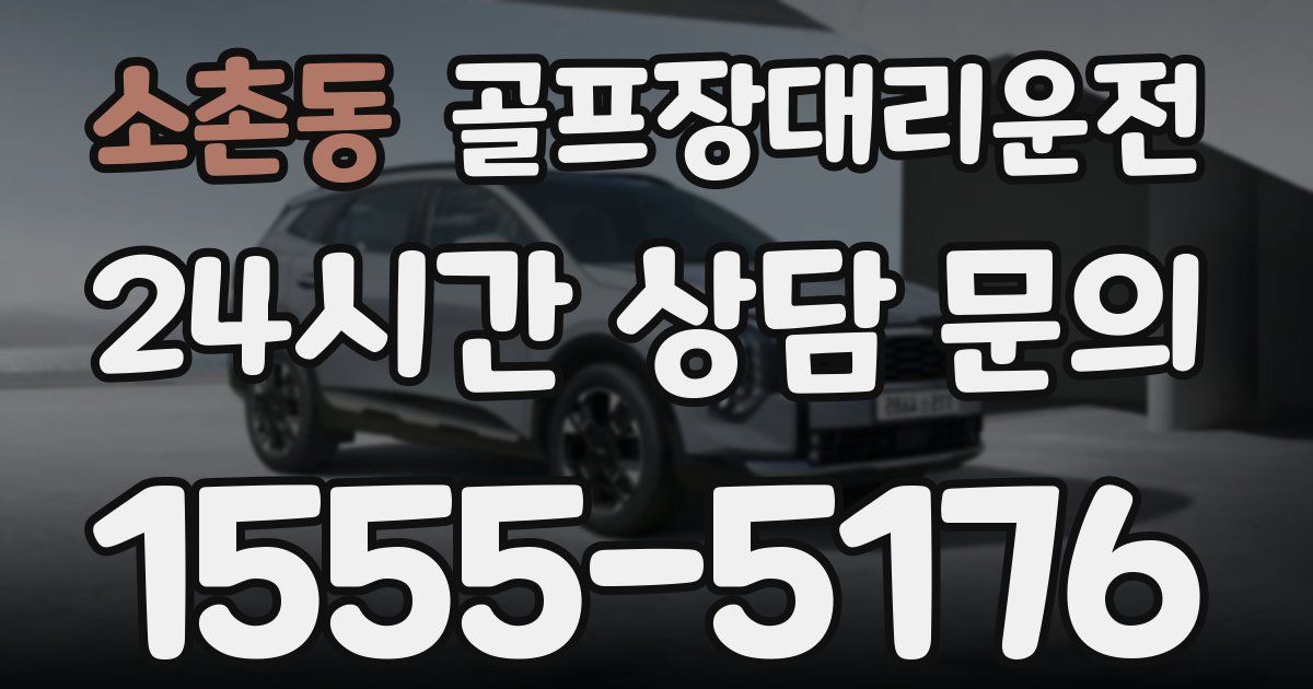 골프장대리운전 서비스