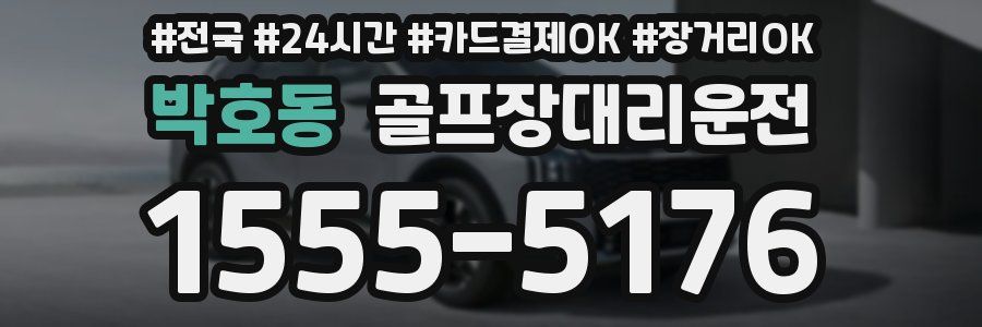 박호동 골프장대리운전