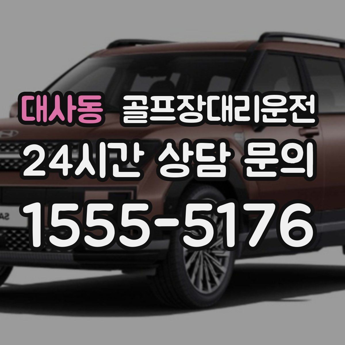 대사동 골프장대리운전 코스 안내 표지에 익숙한 기사 배정