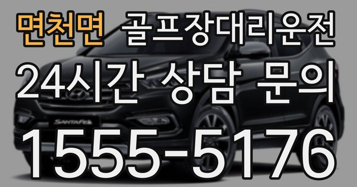 골프장대리운전 서비스