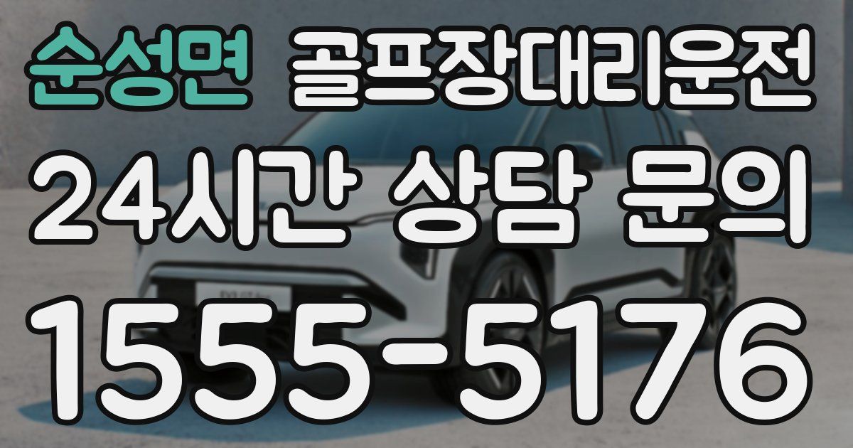 골프장대리운전 서비스